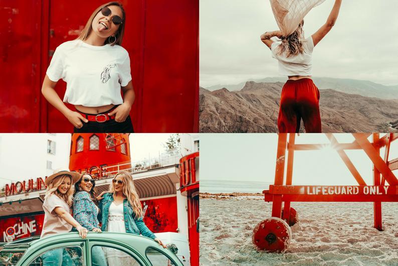 3 DESKTOP LIGHTROOM PRESET RED PARTY