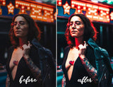 12 MOBILE Lightroom Presets Neon