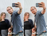 12 MOBILE Lightroom Presets Selfie