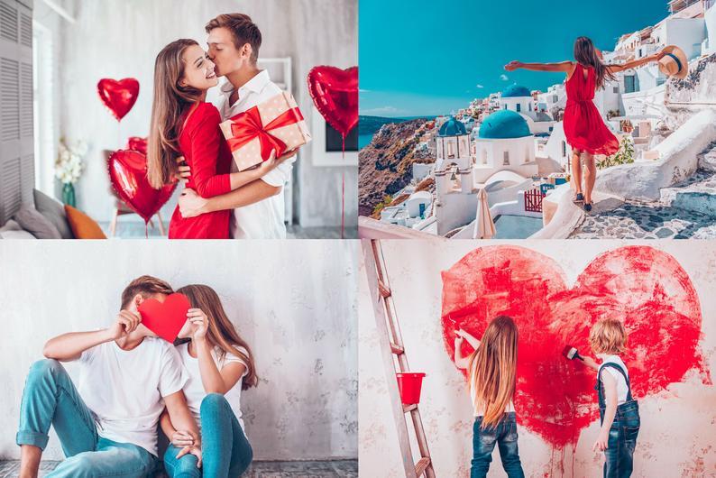 6 DESKTOP LIGHTROOM PRESETS VALENTINE'S DAY
