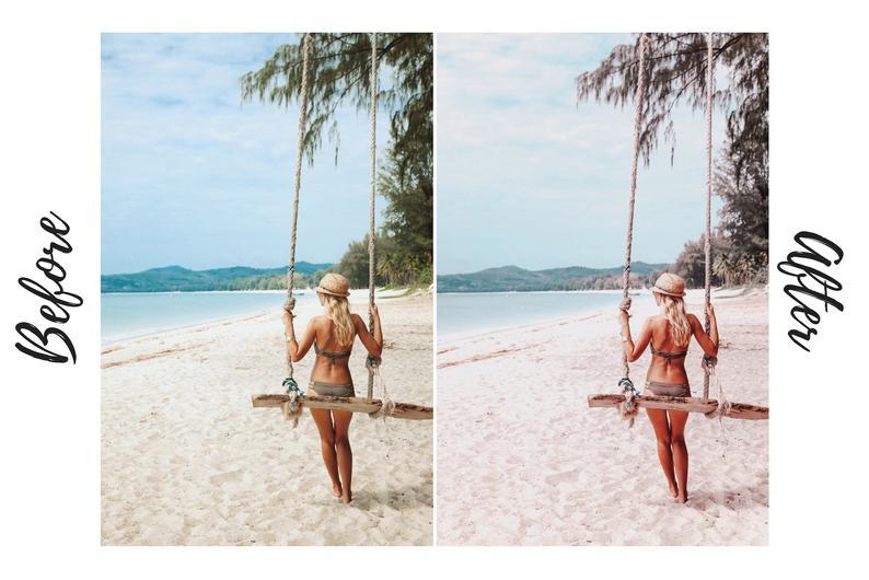 4 DESKTOP LIGHTROOM PRESET SWEET PINK
