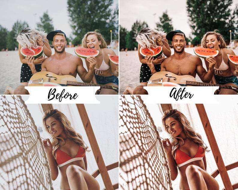 4 DESKTOP LIGHTROOM PRESETS CALIFORNIA