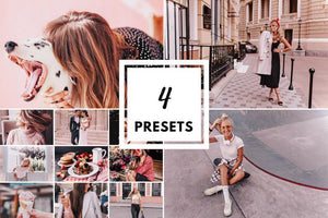 4 DESKTOP LIGHTROOM PRESET SWEET PINK