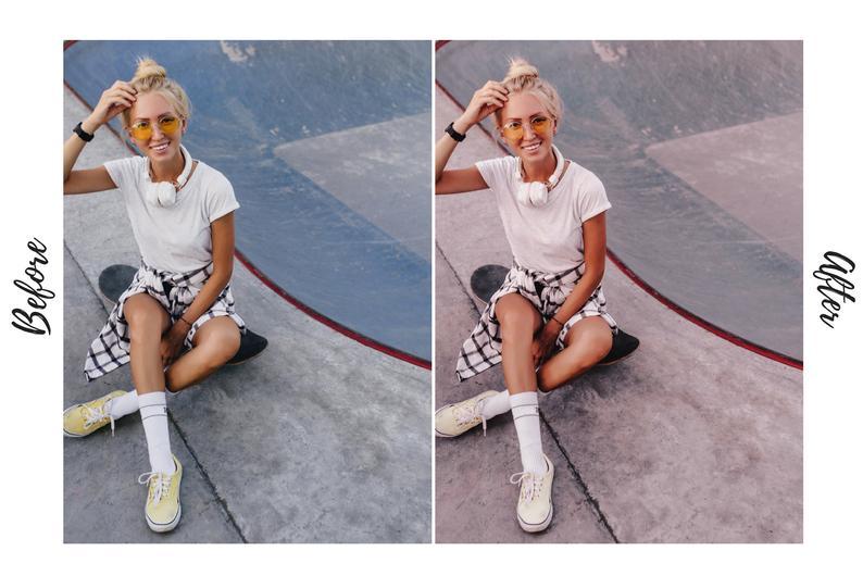 4 DESKTOP LIGHTROOM PRESET SWEET PINK