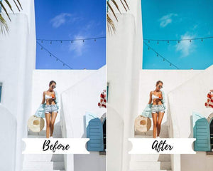 4 DESKTOP LIGHTROOM PRESET SANTORINI