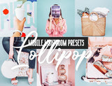 12 MOBILE Lightroom Presets Lollipop