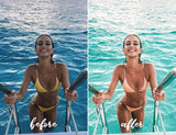 12 MOBILE Lightroom Presets Aqua