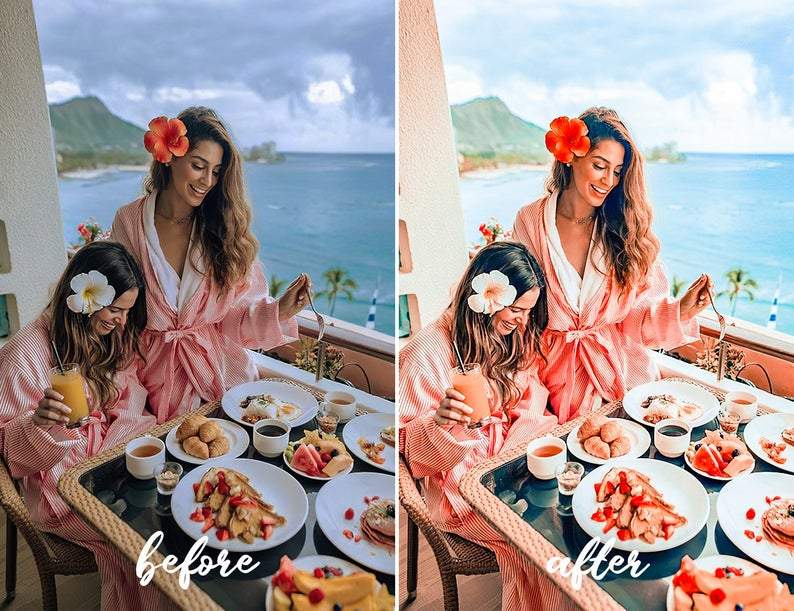 12 MOBILE Lightroom Presets Siesta