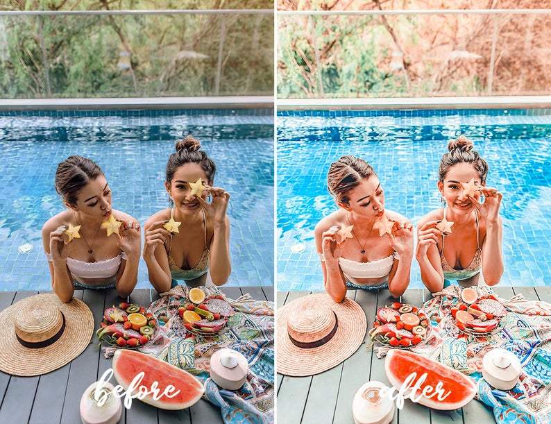 12 MOBILE Lightroom Presets Siesta