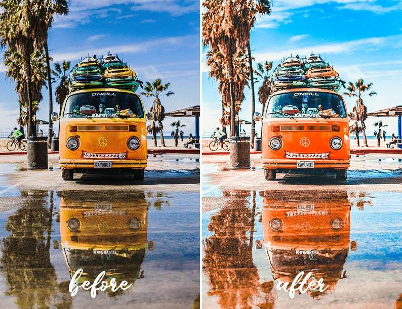 12 MOBILE Lightroom Presets Siesta