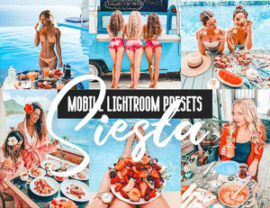 12 MOBILE Lightroom Presets Siesta