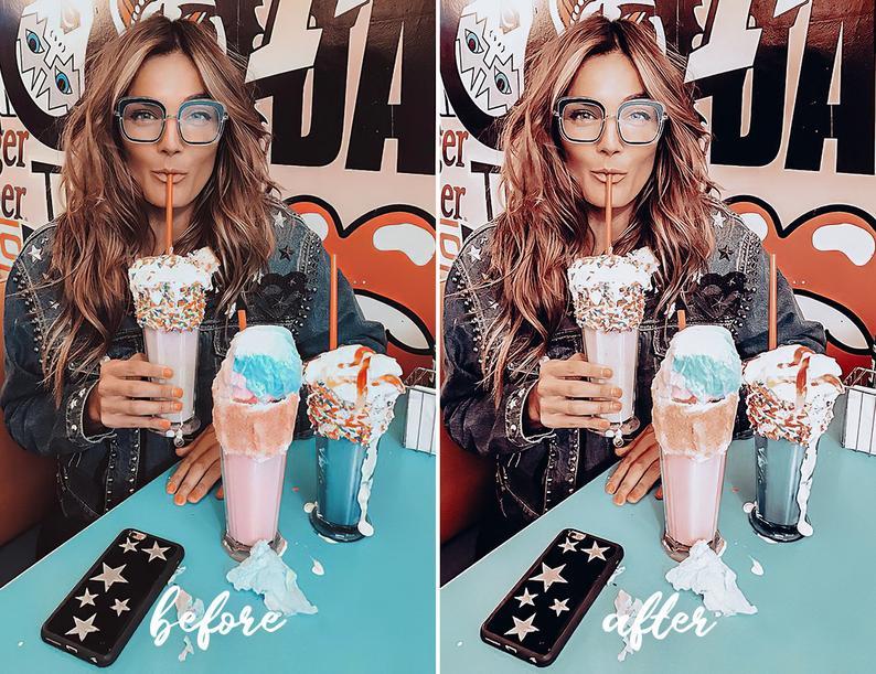 12 MOBILE Lightroom Presets Sweety
