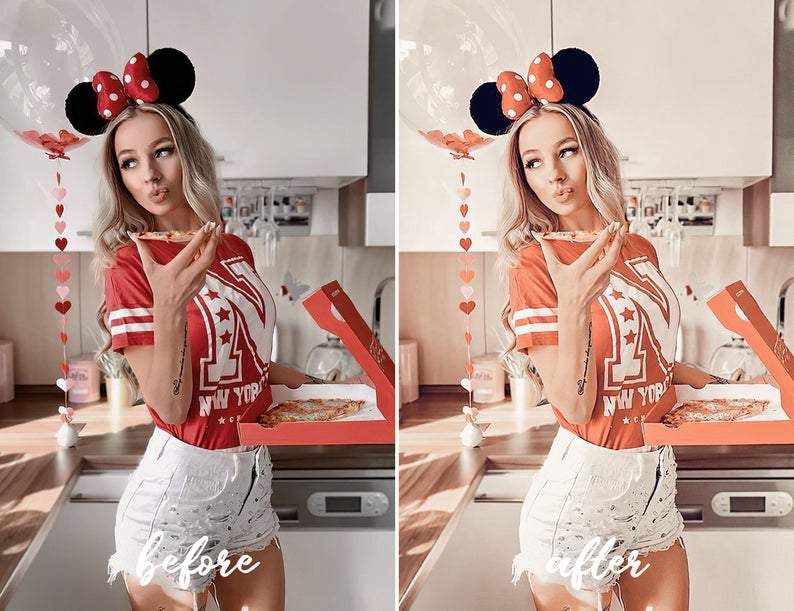 12 MOBILE Lightroom Presets Creamy