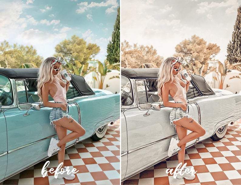 12 MOBILE Lightroom Presets Creamy