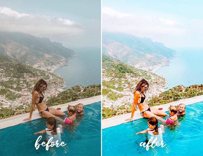 12 MOBILE Lightroom Presets Rainbow