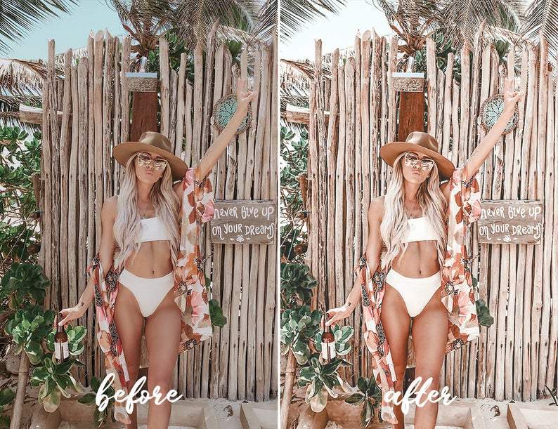 12 MOBILE Lightroom Presets Summer