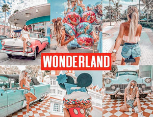 10 WONDERLAND MOBILE LIGHTROOM PRESETS