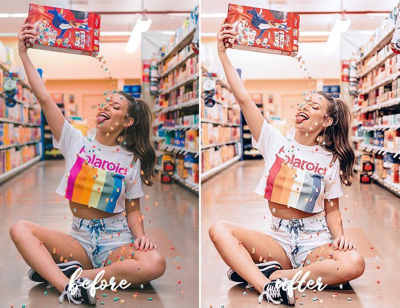 12 MOBILE Lightroom Presets Sweety