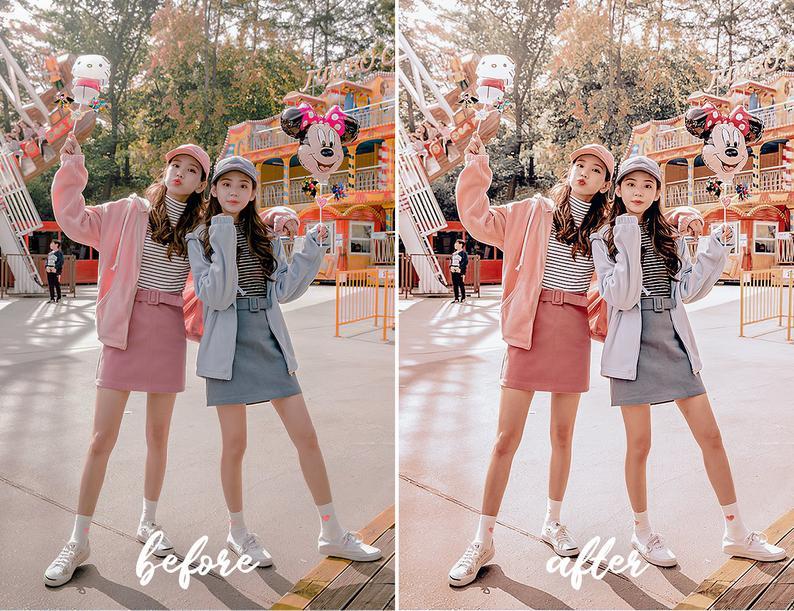 12 MOBILE Lightroom Presets Sweety