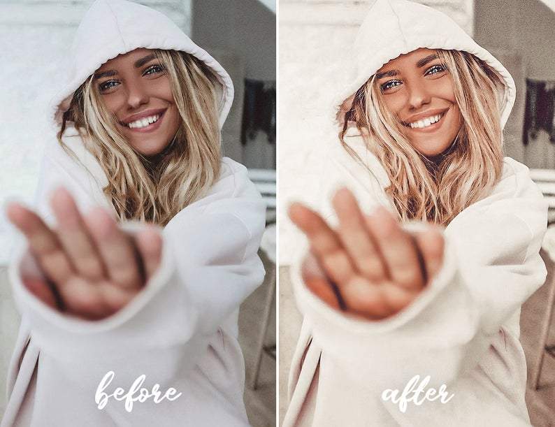 12 MOBILE Lightroom Presets Creamy