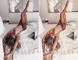 12 MOBILE Lightroom Presets Creamy