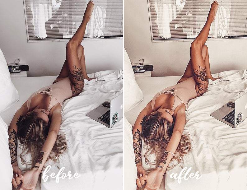 12 MOBILE Lightroom Presets Creamy