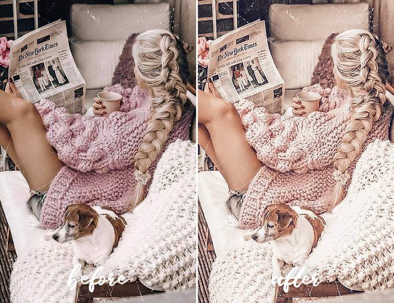 12 MOBILE Lightroom Presets Creamy