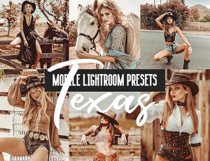 12 MOBILE Lightroom Presets Texas