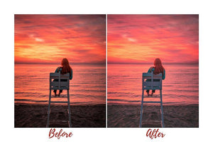 13 DESKTOP LIGHTROOM PRESETS SUNSET SUNRISE