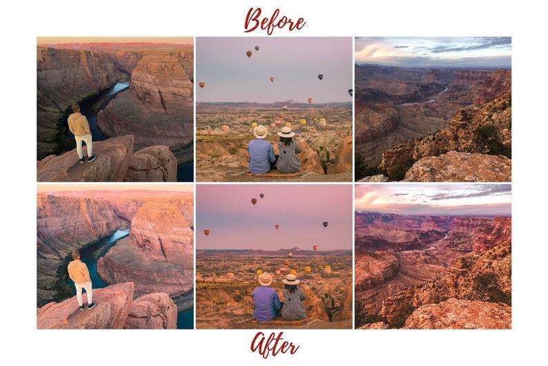 13 DESKTOP LIGHTROOM PRESETS SUNSET SUNRISE