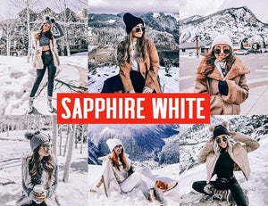 10 SAPPHIRE WHITE MOBILE Lightroom Presets