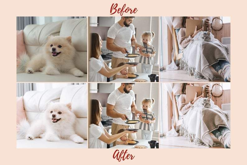 6 DESKTOP LIGHTROOM PRESETS LIGHT & AIRY