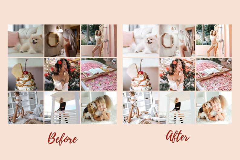 6 DESKTOP LIGHTROOM PRESETS LIGHT & AIRY