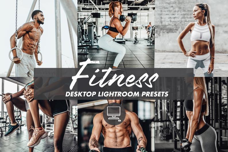 5 DESKTOP LIGHTROOM PRESETS FITNESS SPORT