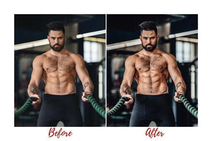 5 DESKTOP LIGHTROOM PRESETS FITNESS SPORT