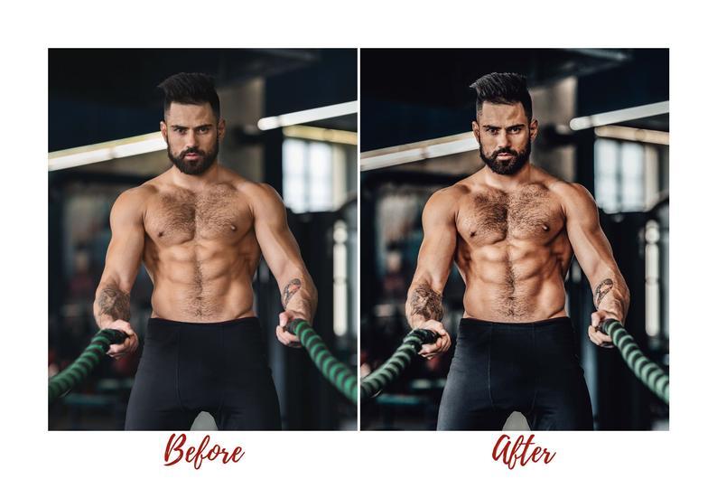 5 DESKTOP LIGHTROOM PRESETS FITNESS SPORT