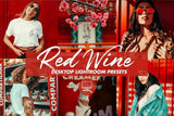 3 DESKTOP LIGHTROOM PRESET RED PARTY
