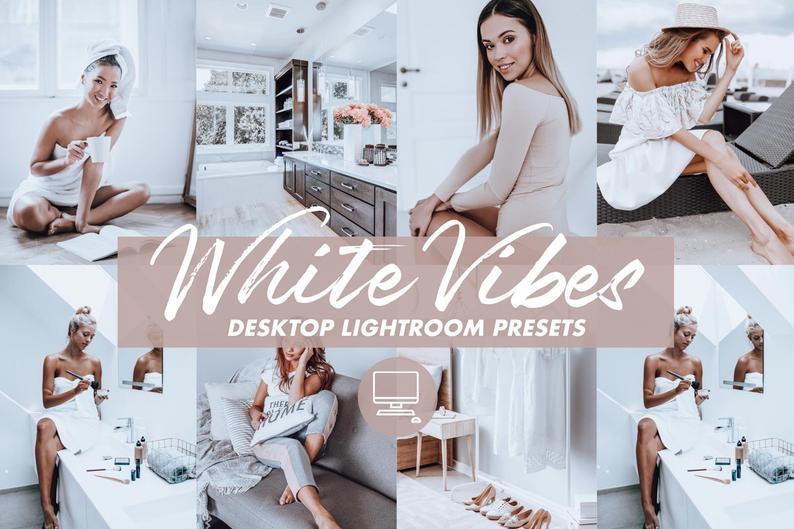 5 DESKTOP LIGHTROOM PRESETS WHITE VIBES