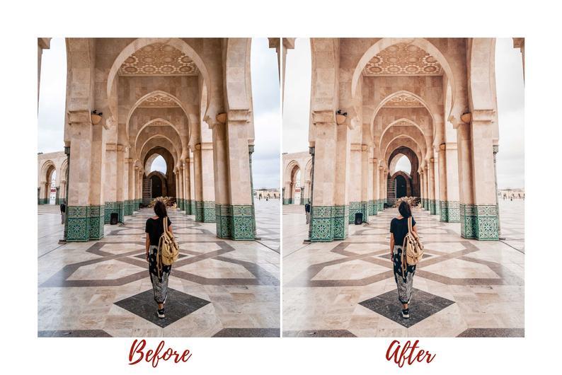 6 DESKTOP LIGHTROOM PRESETS MOROCCO