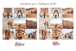 6 DESKTOP LIGHTROOM PRESETS MOROCCO