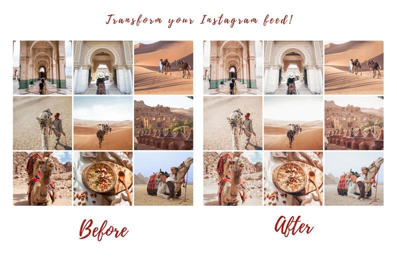 6 DESKTOP LIGHTROOM PRESETS MOROCCO