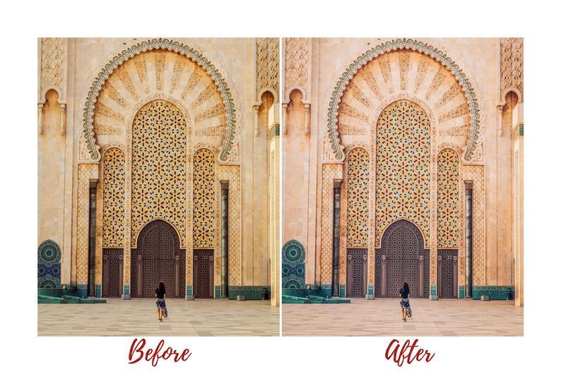 6 DESKTOP LIGHTROOM PRESETS MOROCCO