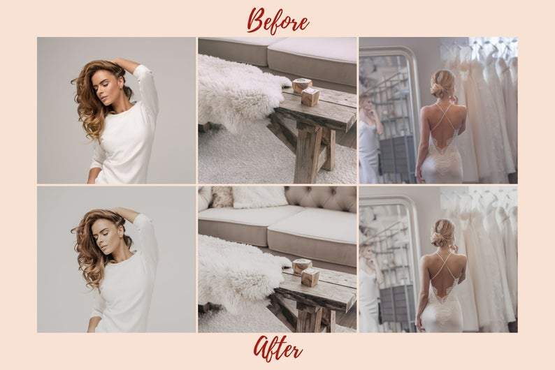6 DESKTOP LIGHTROOM PRESETS NUDE TONES