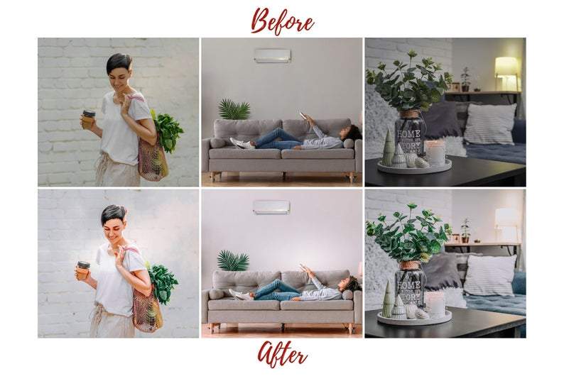 7 DESKTOP LIGHTROOM PRESETS GREEN LIVING