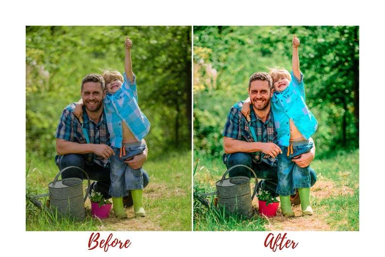 7 DESKTOP LIGHTROOM PRESETS GREEN LIVING