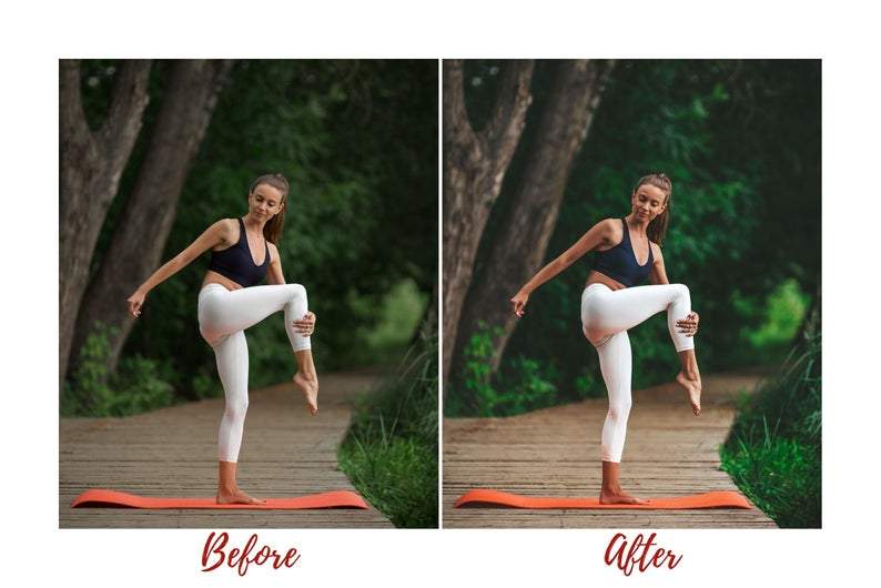 7 DESKTOP LIGHTROOM PRESET YOGA