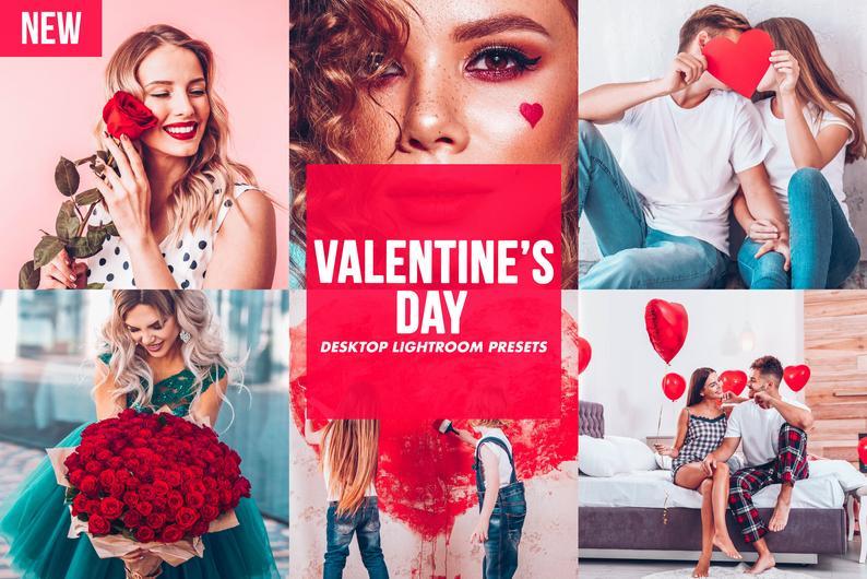 6 DESKTOP LIGHTROOM PRESETS VALENTINE'S DAY