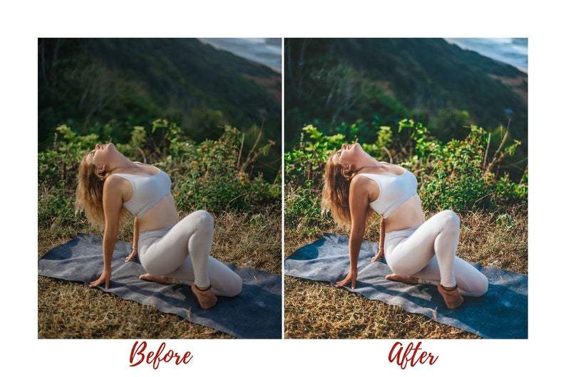 7 DESKTOP LIGHTROOM PRESET YOGA