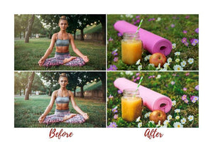 7 DESKTOP LIGHTROOM PRESET YOGA