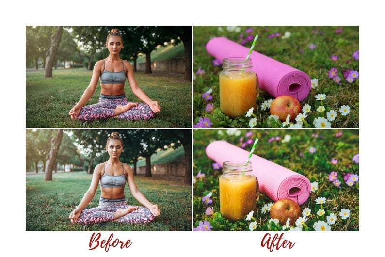 7 DESKTOP LIGHTROOM PRESET YOGA